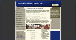 Desktop Screenshot of diversifiedconcretecrafters.com